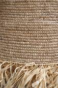 SUSPENSION SISAL CLOCH+F NAT L