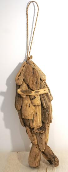 Poisson en bois flotté