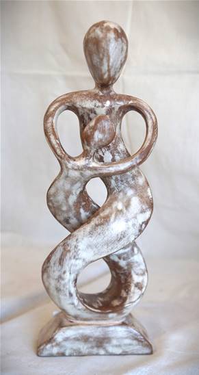 ABSTRAIT COUPLE TORSD WW 30CM