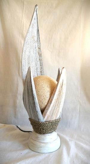 LAMP PALMX4 +BOULE 70CM WW