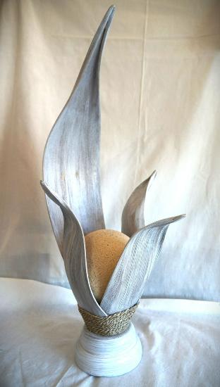 Lampe 4 feuilles de palme Open 70 cm
