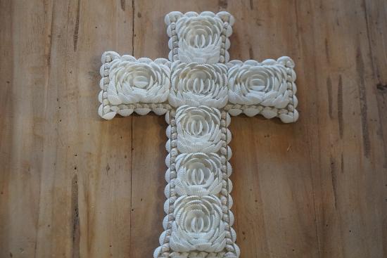 CROIX COQUILLAGE MIX 30X20