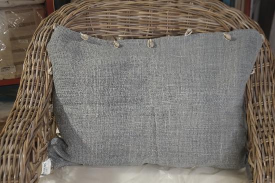 HOUSSE DE COUSSIN JAWA 50X70 GRIS COQ
