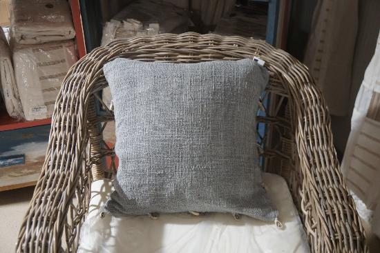 HOUSSE DE COUSSIN JAWA 50X50 GRIS COQ